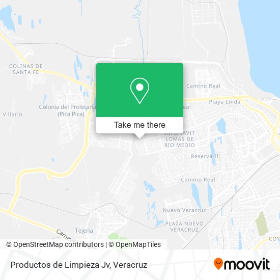 Productos de Limpieza Jv map