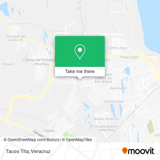 Mapa de Tacos Tita