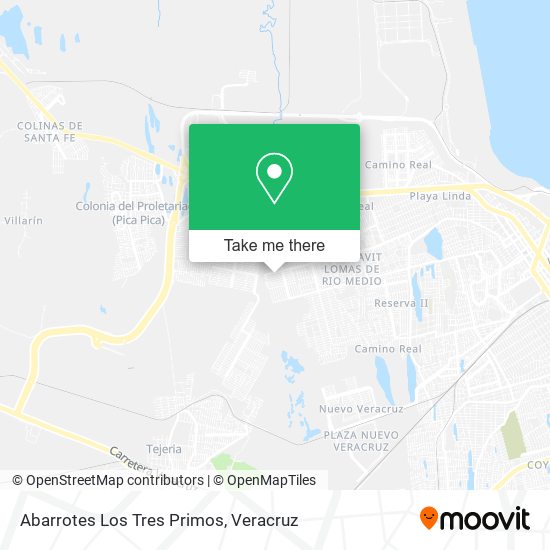 Abarrotes Los Tres Primos map