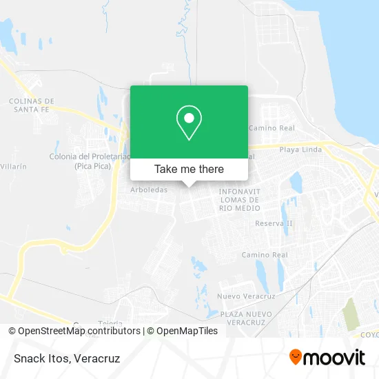 Snack Itos map