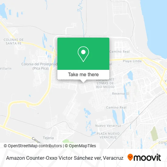 Amazon Counter-Oxxo Victor Sánchez ver map
