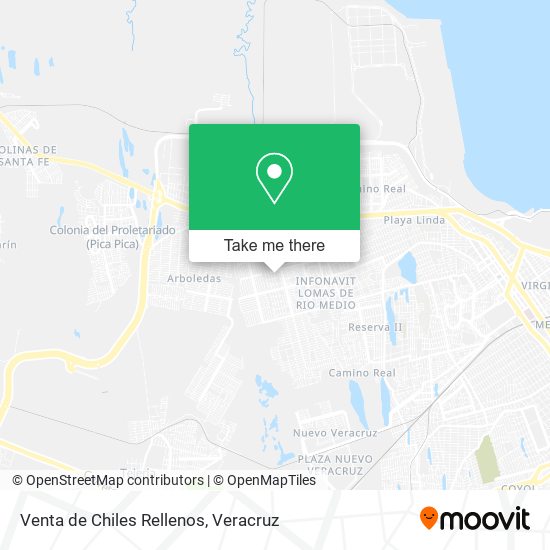 Venta de Chiles Rellenos map