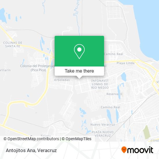 Mapa de Antojitos Ana