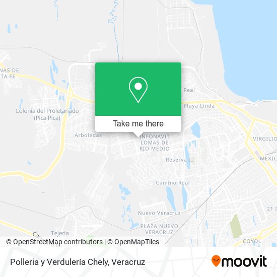Polleria y Verdulería Chely map