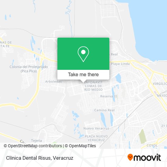 Mapa de Clínica Dental Risus
