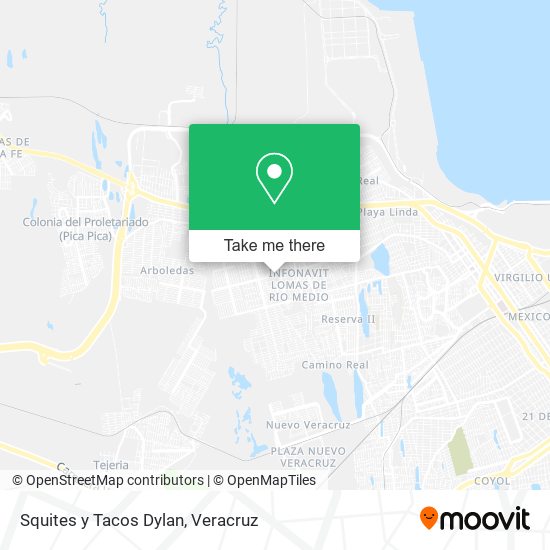 Squites y Tacos Dylan map