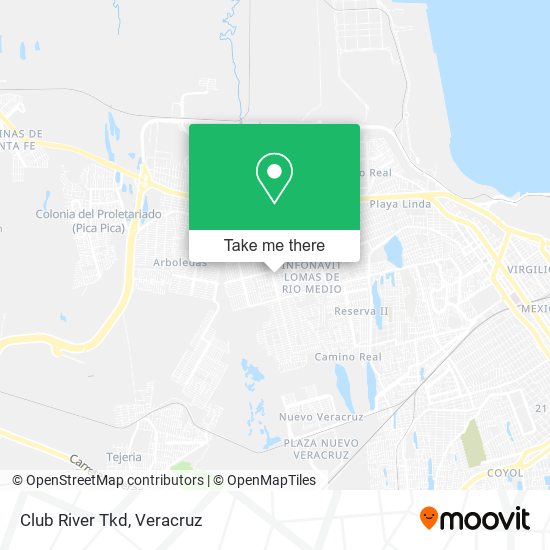 Club River Tkd map