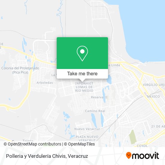 Polleria y Verdulería Chivis map