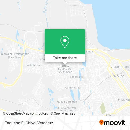 Taquería El Chivo map