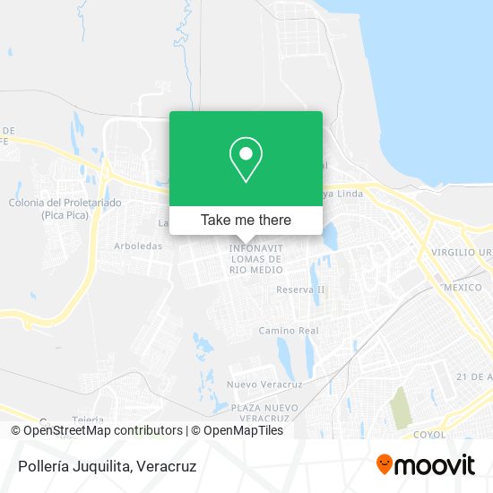 Pollería Juquilita map