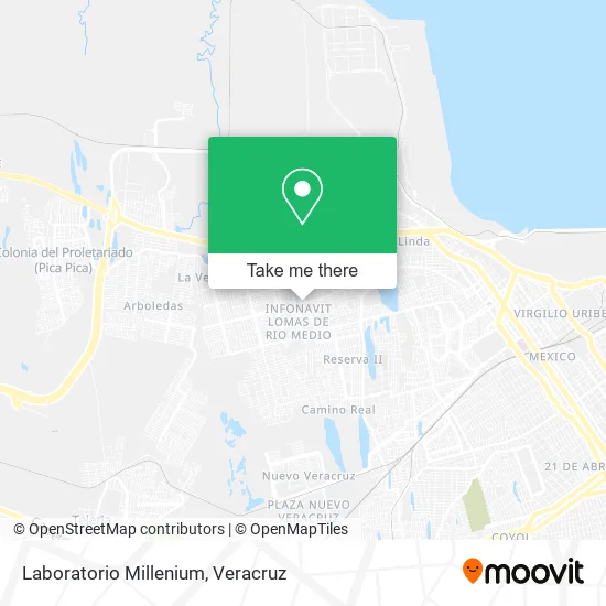Mapa de Laboratorio Millenium