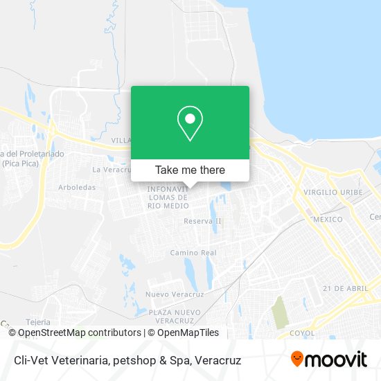 Cli-Vet Veterinaria, petshop & Spa map