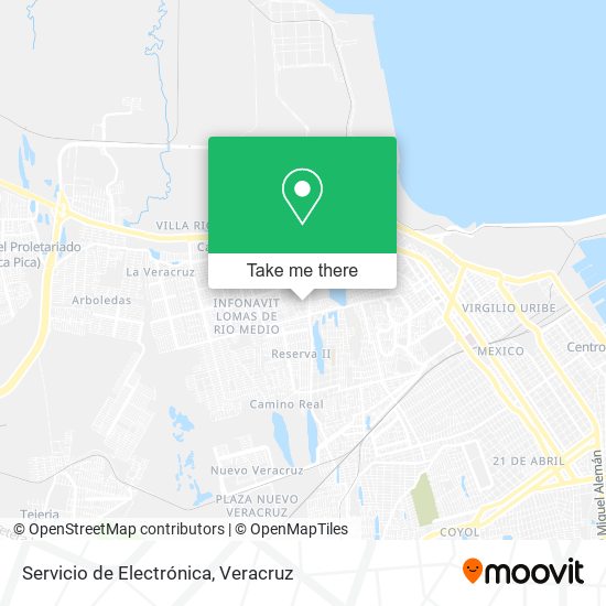 Servicio de Electrónica map