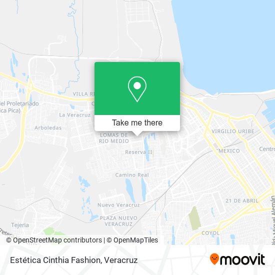 Mapa de Estética Cinthia Fashion