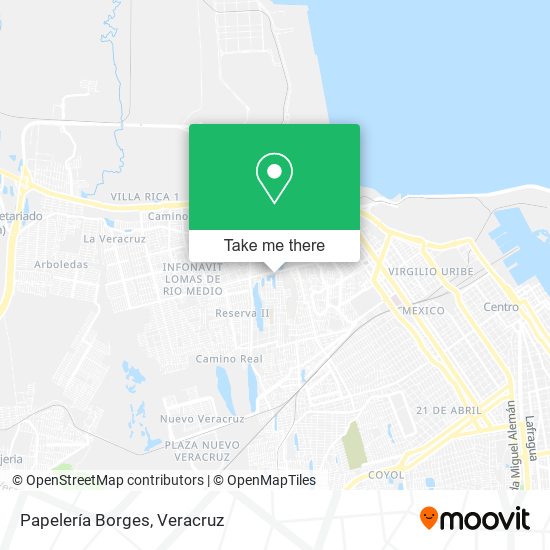 Papelería Borges map