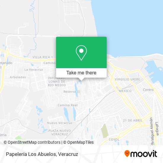 Papelería Los Abuelos map
