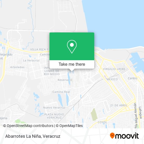 Abarrotes La Niña map