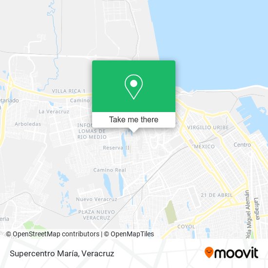 Mapa de Supercentro María