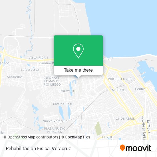Rehabilitacion Física map