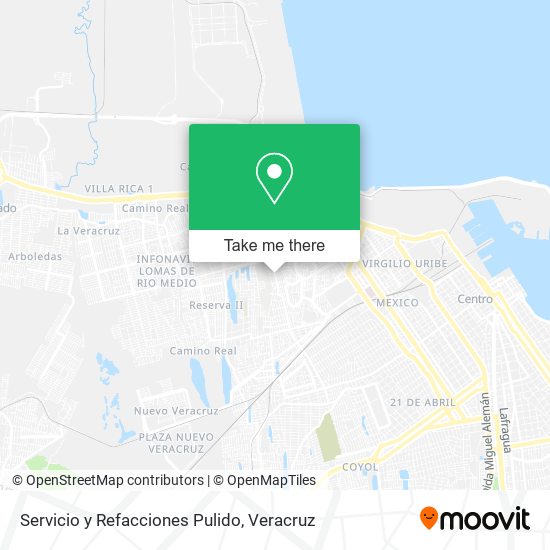Servicio y Refacciones Pulido map