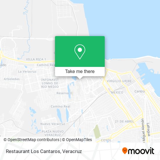 Mapa de Restaurant Los Cantaros
