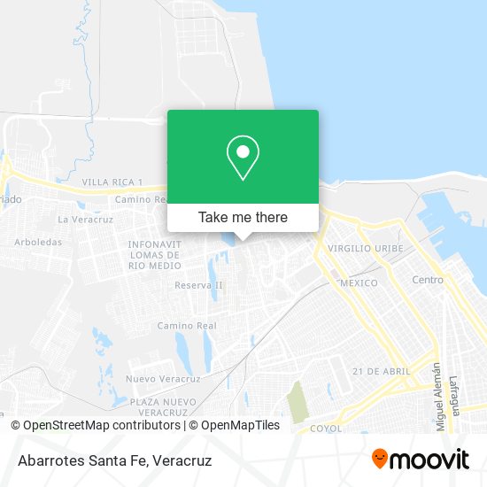 Mapa de Abarrotes Santa Fe