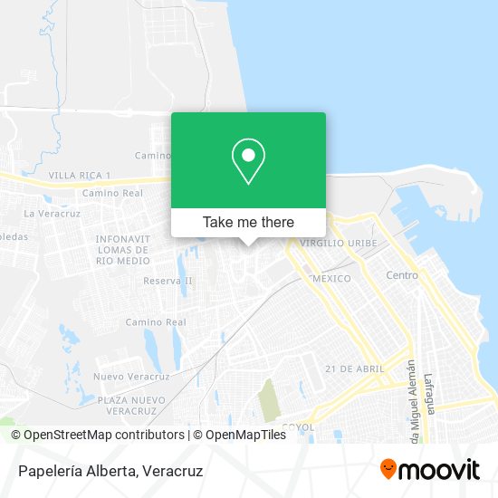 Papelería Alberta map