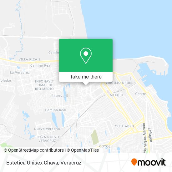 Estética Unisex Chava map