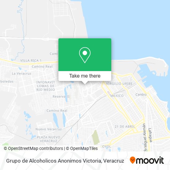 Grupo de Alcoholicos Anonimos Victoria map