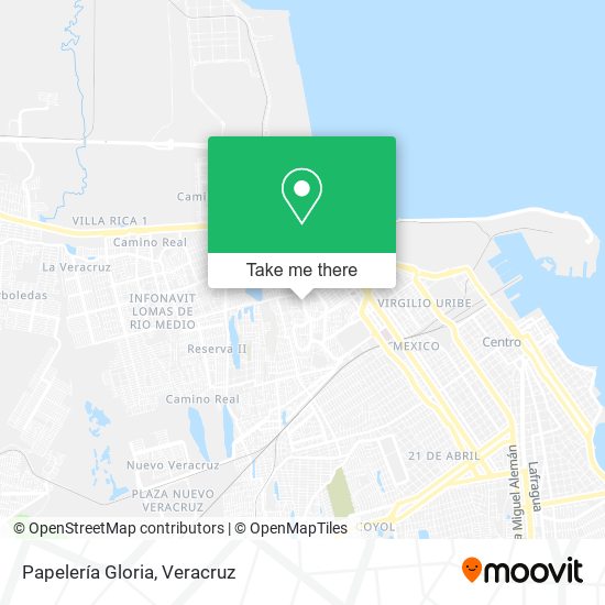 Papelería Gloria map