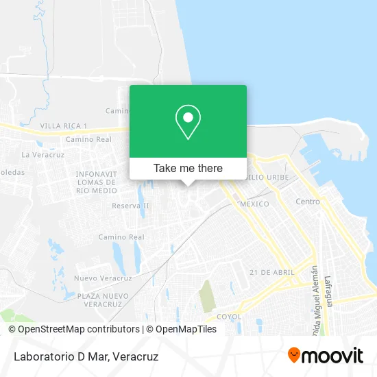 Laboratorio D Mar map