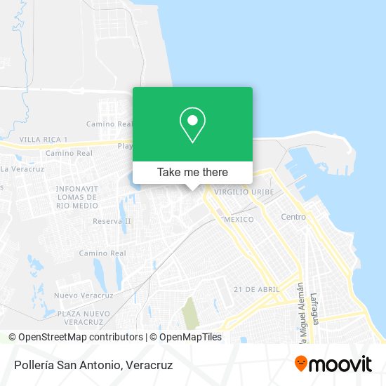 Pollería San Antonio map