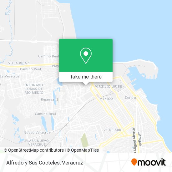 Alfredo y Sus Cócteles map