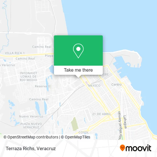 Terraza Richs map