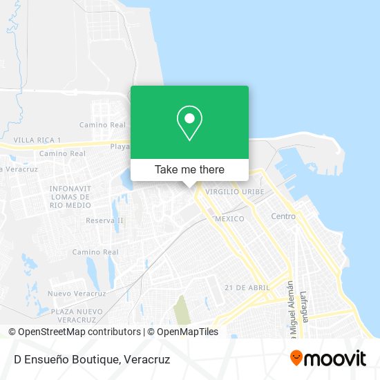 D Ensueño Boutique map