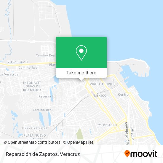 Reparación de Zapatos map