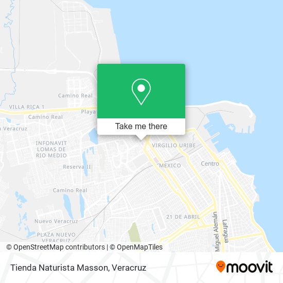 Mapa de Tienda Naturista Masson