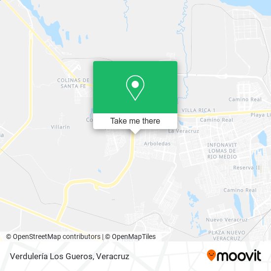 Mapa de Verdulería Los Gueros