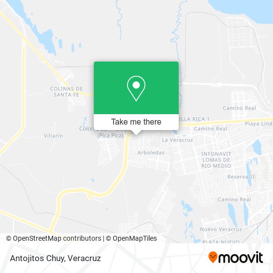 Mapa de Antojitos Chuy