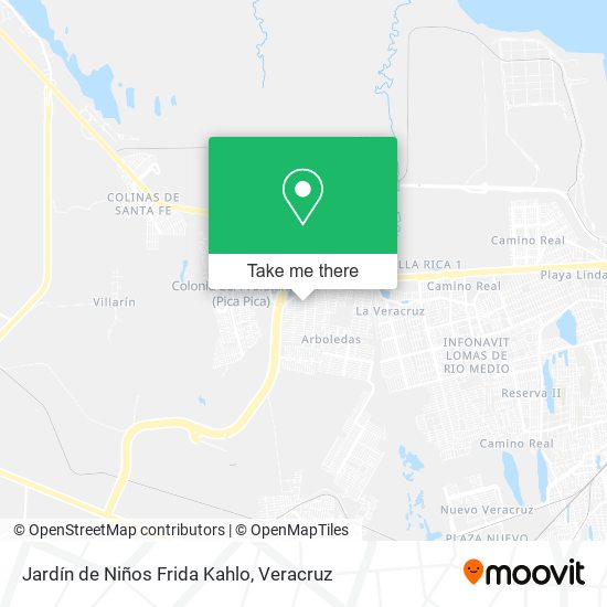 Mapa de Jardín de Niños Frida Kahlo