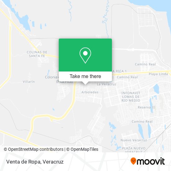 Mapa de Venta de Ropa