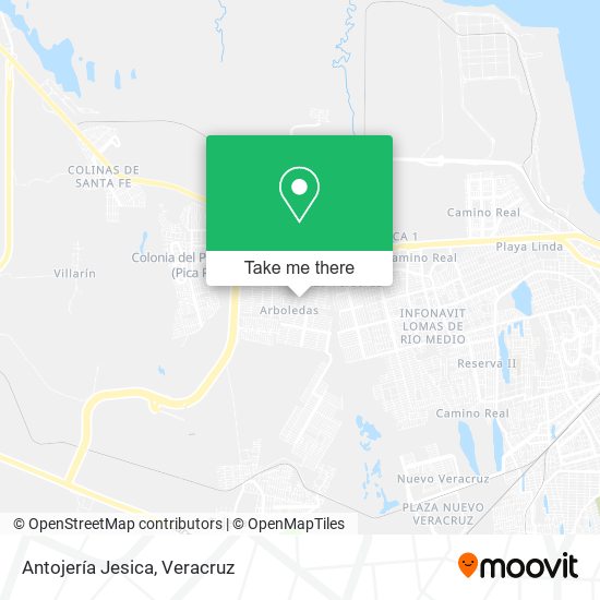 Antojería Jesica map