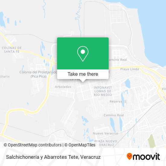 Salchichonería y Abarrotes Tete map