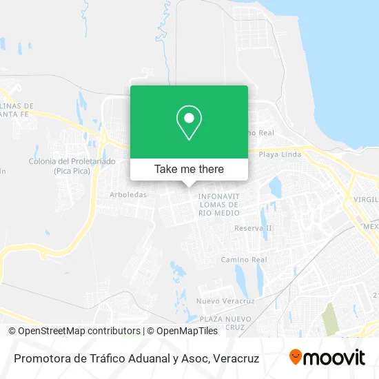 Promotora de Tráfico Aduanal y Asoc map