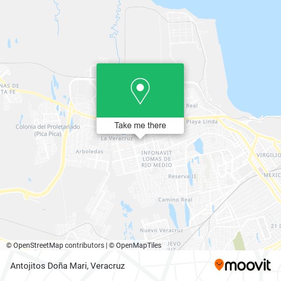 Antojitos Doña Mari map