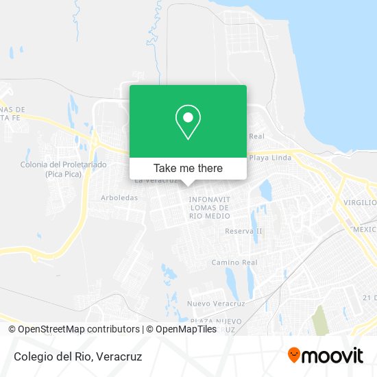 Mapa de Colegio del Rio