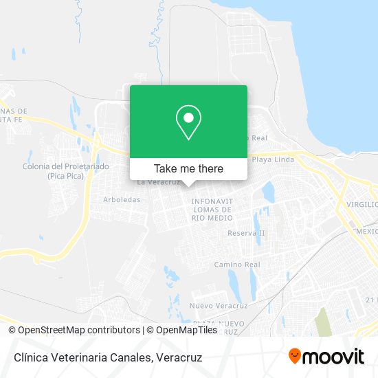 Clínica Veterinaria Canales map