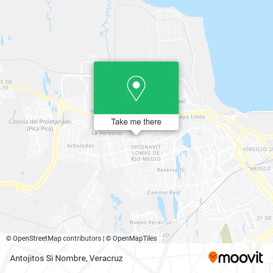 Antojitos Si Nombre map