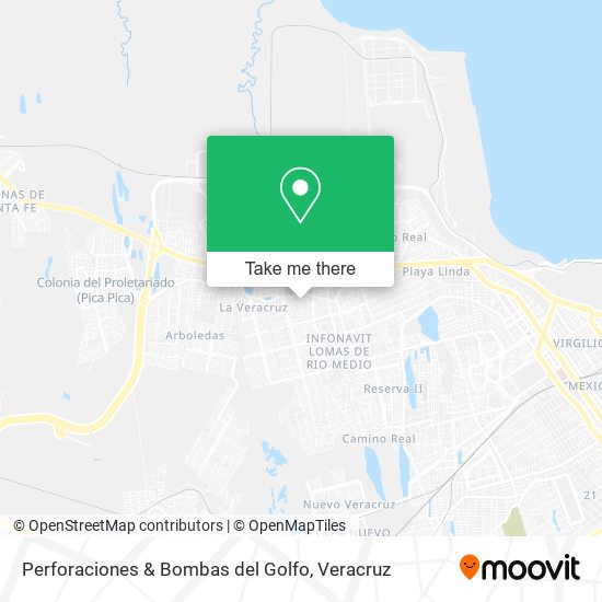 Perforaciones & Bombas del Golfo map
