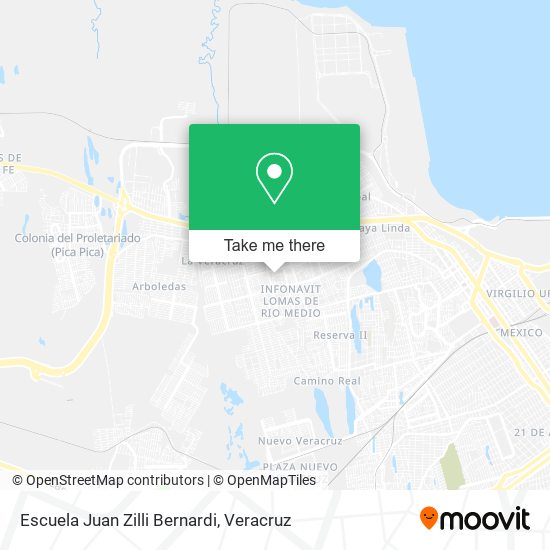 Escuela Juan Zilli Bernardi map
